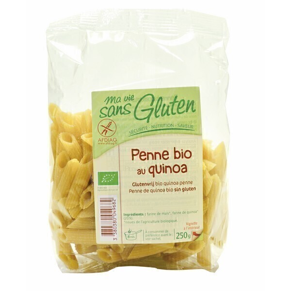 Ma Vie Sans Gluten - Pennes au Quinoa Ma Vie Sans Gluten - Pennes au Quinoa