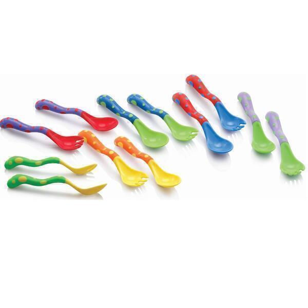 Nuby - Couverts ergonomiques 2ème âge Nuby - Couverts ergonomiques 2ème âge