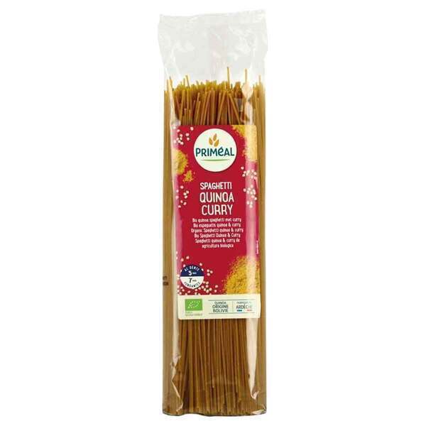 Priméal - Spaghetti blé et quinoa curry 500g