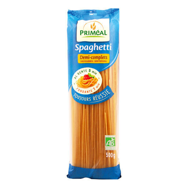 Priméal - Spaghetti demi complet 500g