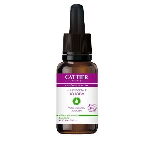 Cattier - Huile végétale de jojoba 50ml Cattier - Huile végétale de jojoba 50ml