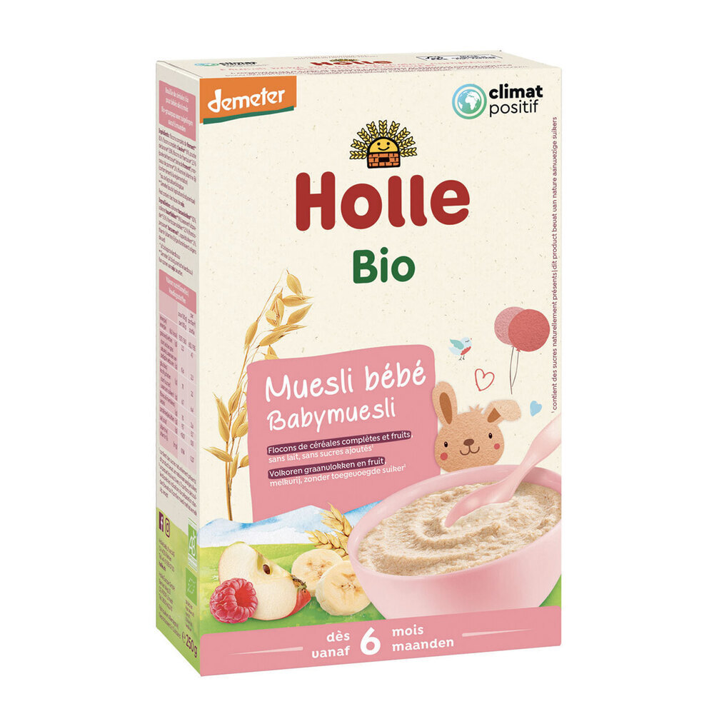Holle - Bouillie muesli pour bébé 250g - Dès 6 mois