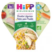 HiPP - 1 assiette risotto légumes petits pois poulet dès 18 mois 260g