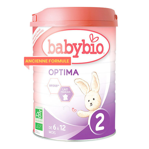 Babybio - Lot de 6 x Optima 2 lait de suite Bio de 6 à 12 mois 900g Babybio - Lot de 6 x Optima 2 lait de suite Bio de 6 à 12 mois 900g