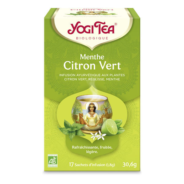 Yogi Tea - Infusion exotique menthe citron vert - 17 sachets