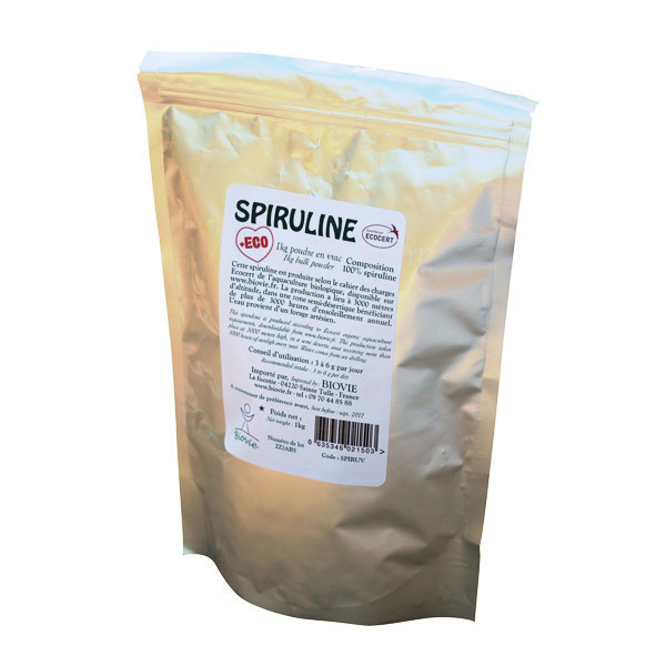 Biovie - Spiruline Bio Poudre 1 kg Biovie - Spiruline Bio Poudre 1 kg