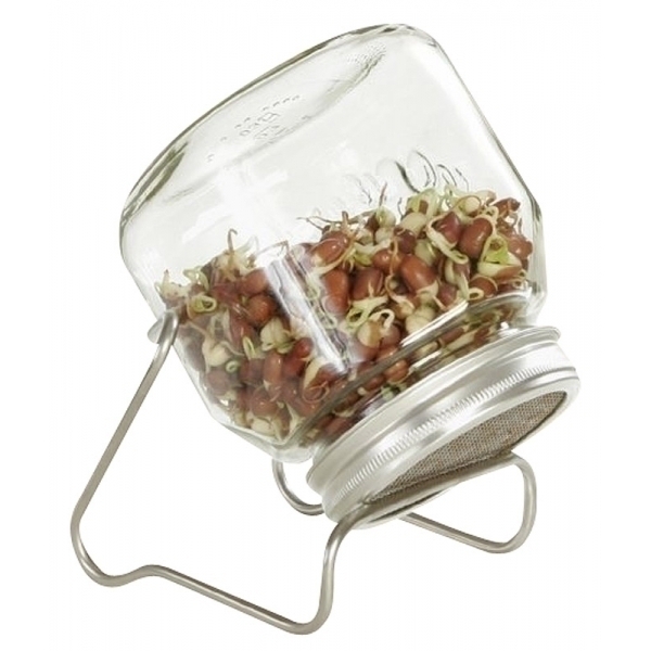 Eschenfelder - Germoir en verre 750ml avec support Eschenfelder - Germoir en verre 750ml avec support