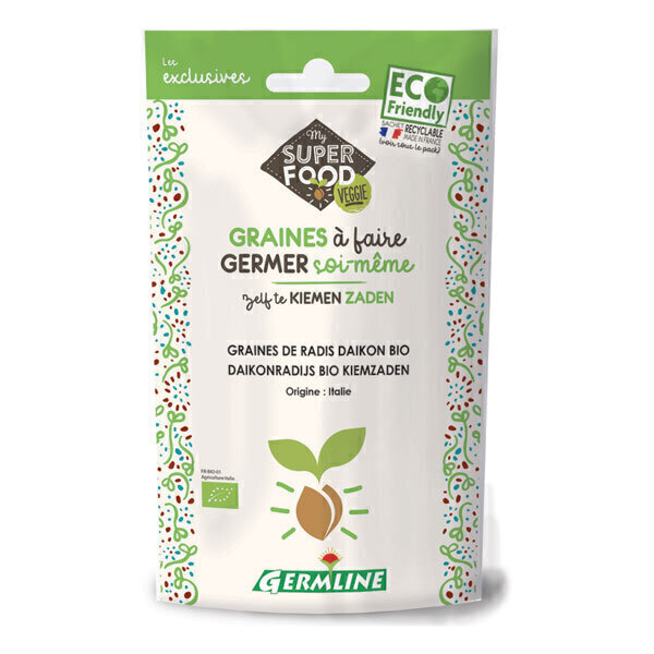 Germ'line - Graines à germer radis daikon Bio 100g