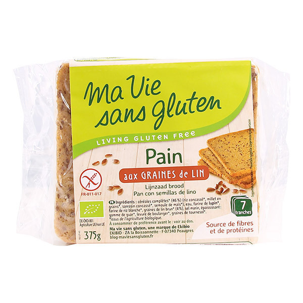 Ma Vie Sans Gluten - Pains aux graines de lin 375g