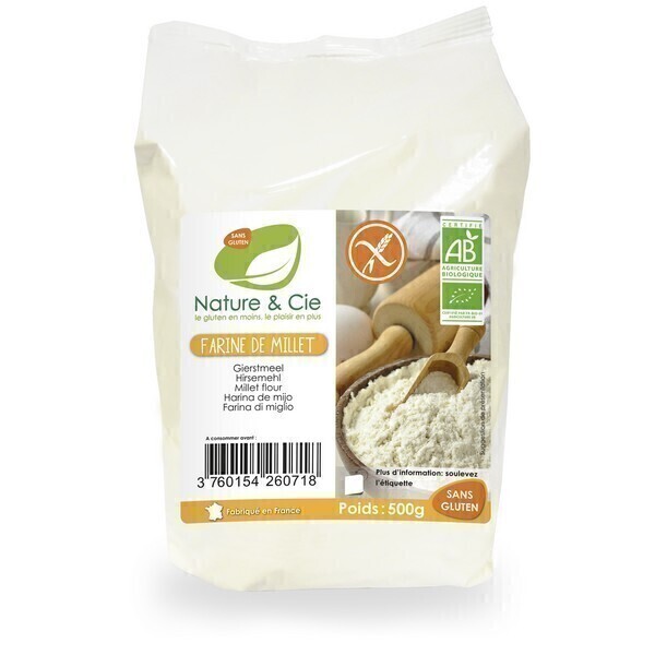 Nature & Cie - Farine de millet 500g