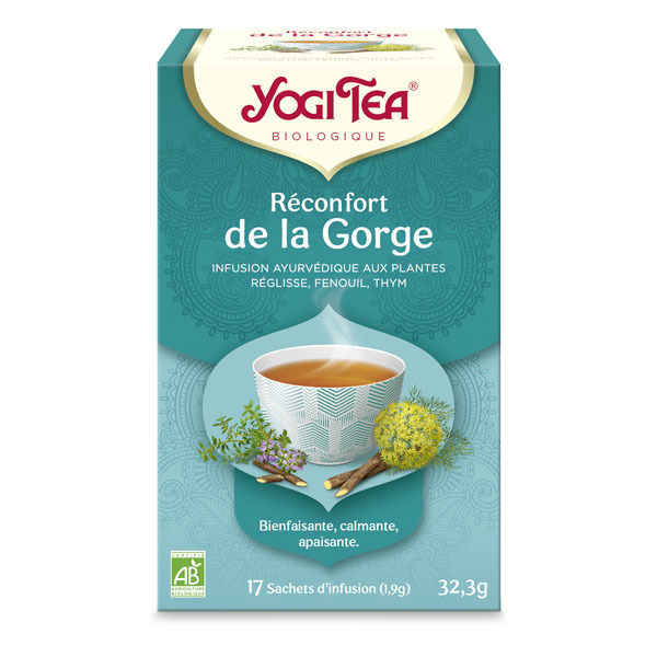 Yogi Tea - Infusion réconfort de la gorge - 17 sachets