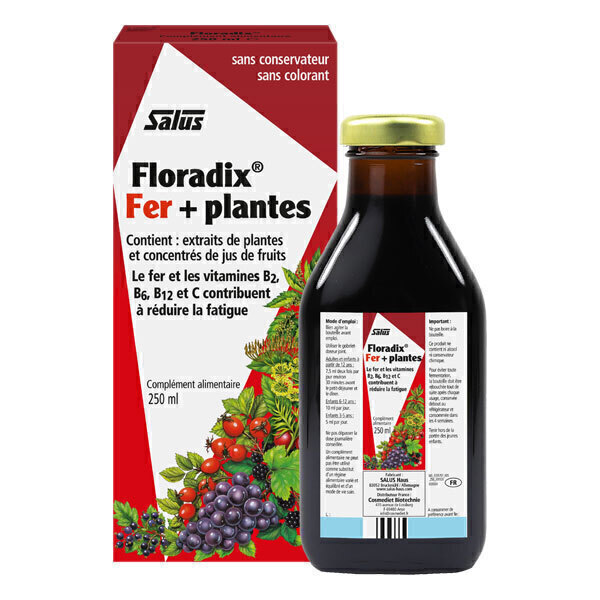 Salus - Floradix Fer et plantes 250ml
