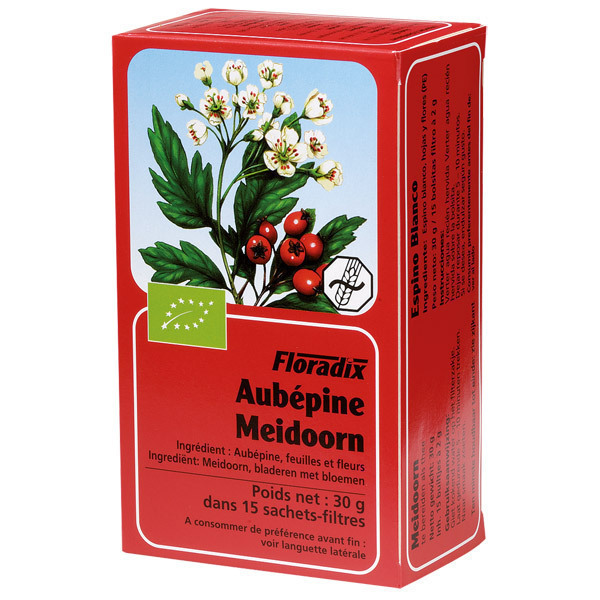 Salus - Tisane Floradix Aubépine 15 sachets Salus - Tisane Floradix Aubépine 15 sachets