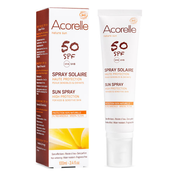 Acorelle - Spray Solaire SPF 50 - 100 ml Acorelle - Spray Solaire SPF 50 - 100 ml