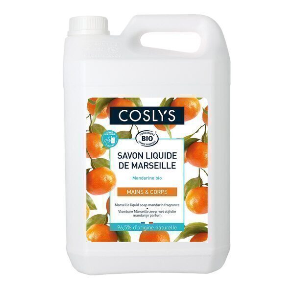 Coslys - Savon liquide de Marseille Mandarine 5L