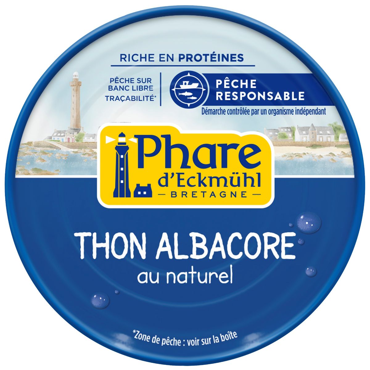 Le phare d'Eckmuhl - Thon albacore au naturel 112g Le phare d'Eckmuhl - Thon albacore au naturel 112g