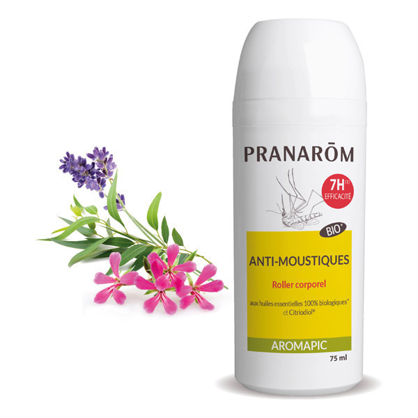 Pranarôm - Aromapic Roller anti-moustique Lait corporel 75ml