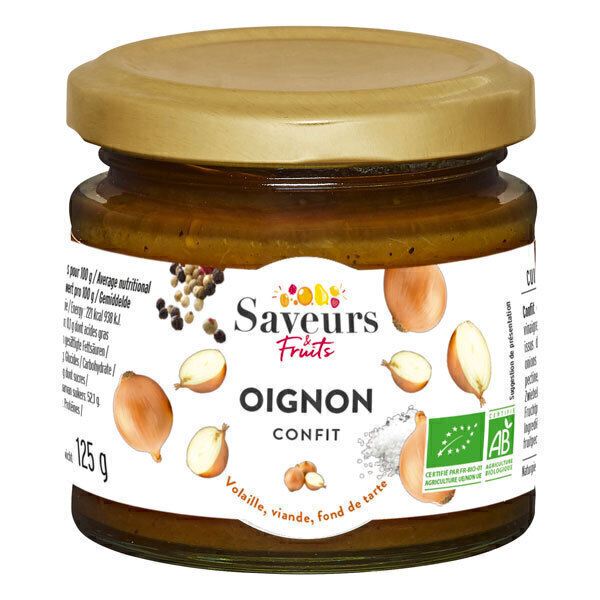 Saveurs & Fruits - Confit d'oignon bio 125gr