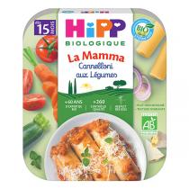 HiPP - 1 assiette cannelloni aux légumes 250g Mon Diner Bonne Nuit