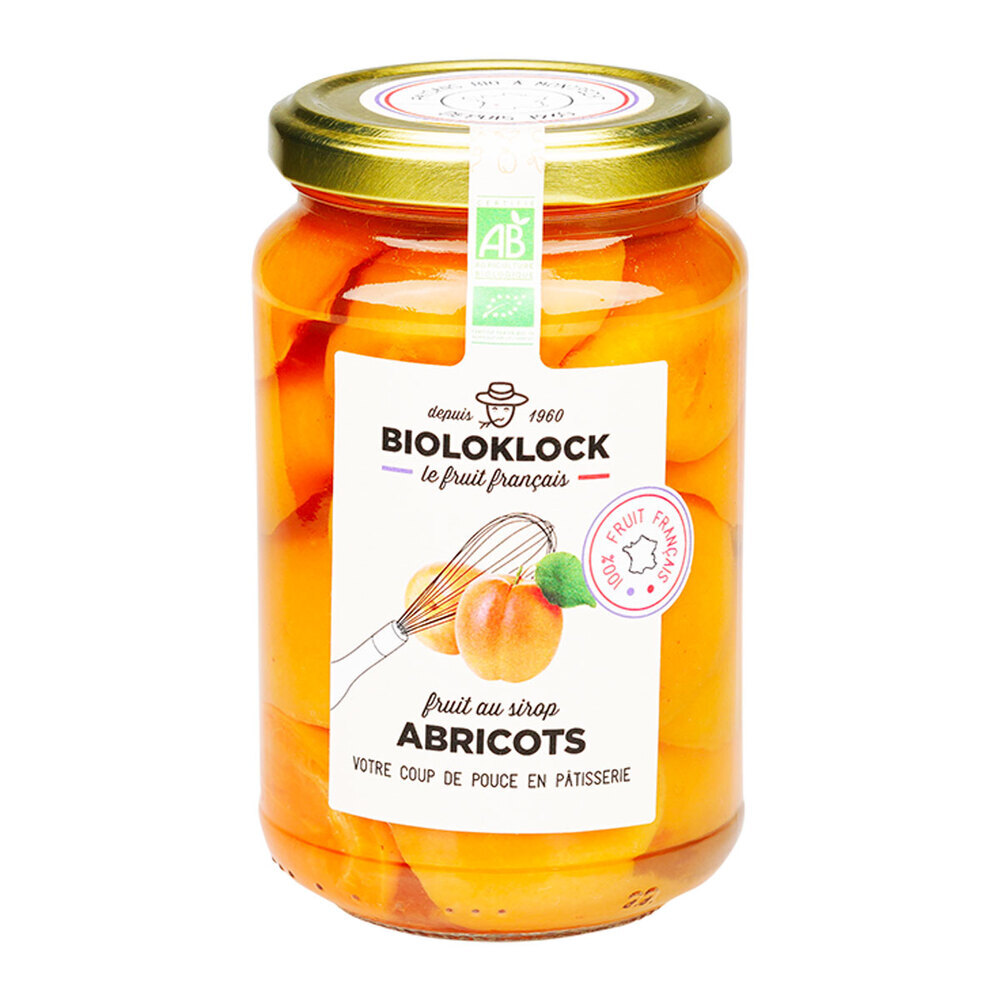 Biolo'Klock - Abricots au sirop 360g