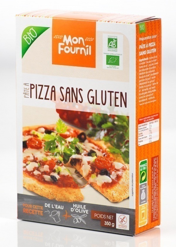 Préparation pour Pâte à pizza bio sans gluten 350 g Mon Préparation pour Pâte à pizza bio sans gluten 350 g Mon