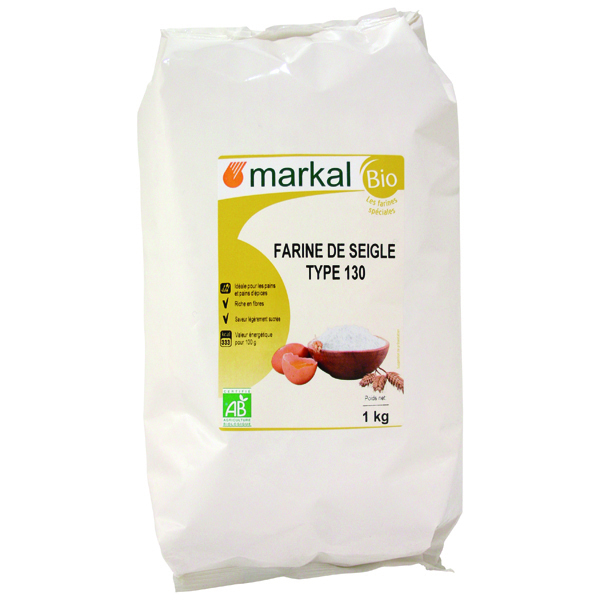 Markal - Farine de seigle T130 France 1kg Markal - Farine de seigle T130 France 1kg