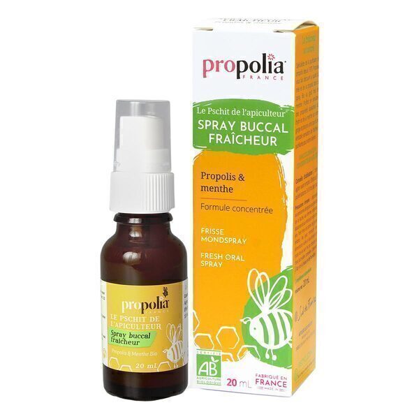 Propolia - Spray Buccal Bio Propolis & Menthe Flacon 20 mL