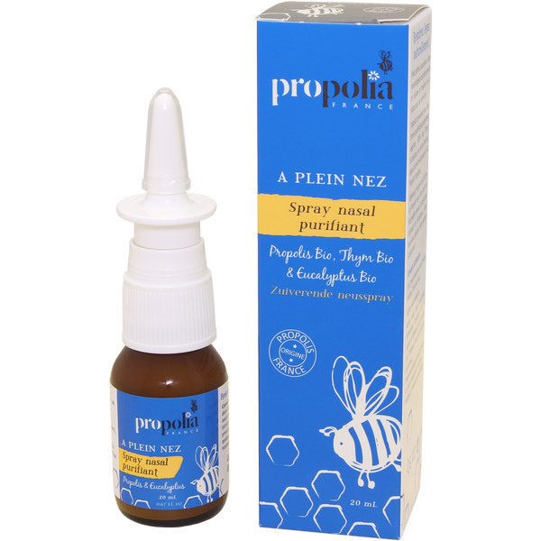 Propolia - Spray Nasal Purifiant Propolis, Thym, Eucalyptus - Flacon 20 mL
