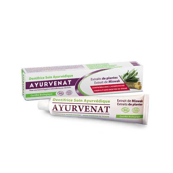 Ayurvenat - Dentifrice ayurvédique au Miswak 75ml Ayurvenat - Dentifrice ayurvédique au Miswak 75ml