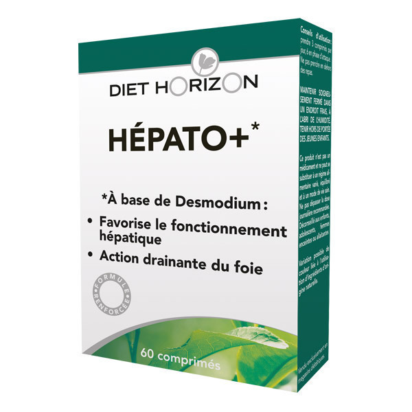 Diet Horizon - Hepato + formule au desmodium 60 cpés