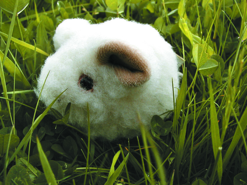 Ecodis - Peluche Souris laine musicale Ecodis - Peluche Souris laine musicale