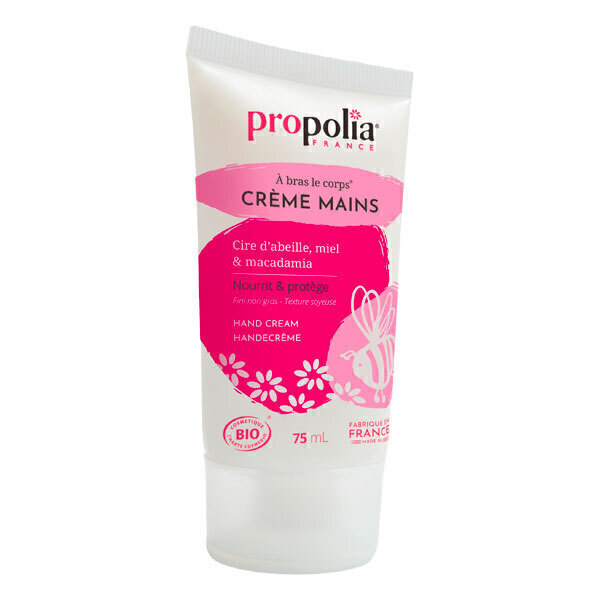 Propolia - Crème mains Miel Cire d'abeille et Calendula 75ml