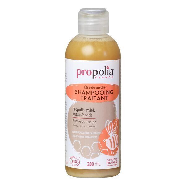Propolia - Shampooing Traitant Bio Propolis, Miel, Argile & Cade 200 mL