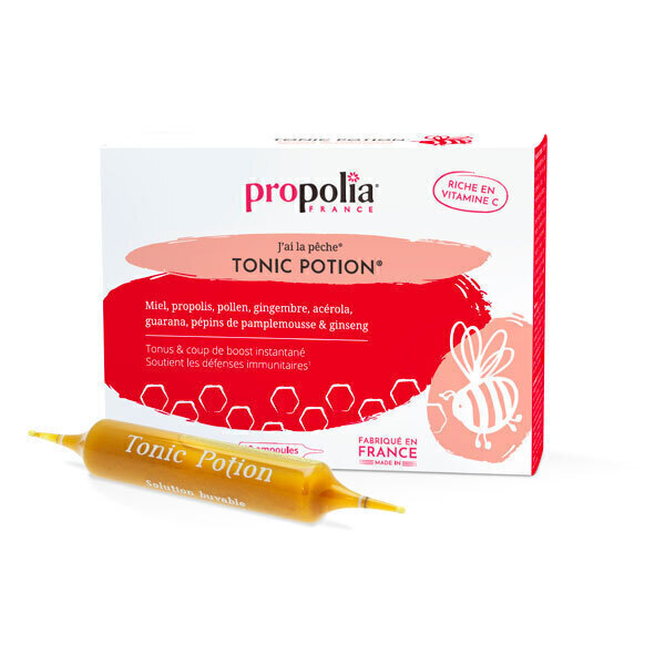 Propolia - Tonic'Potion Propolis, Miel, Gingembre.. 10 amp.