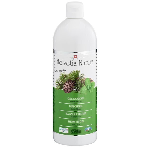 Helvetia Natura - Gel Douche Cedre Menthe 1L Helvetia Natura - Gel Douche Cedre Menthe 1L
