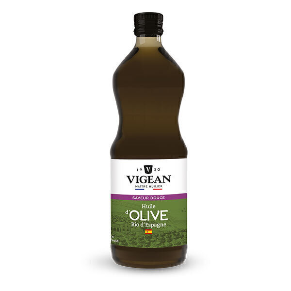 Huilerie VIGEAN - Huile d'olive douce Espagne 1L