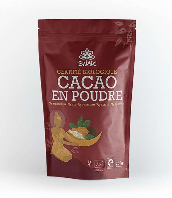 Iswari - Cacao Cru en Poudre - 250g Iswari - Cacao Cru en Poudre - 250g