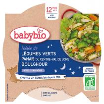Babybio - Assiette Légumes verts Panais Boulghour dès 12m 230g