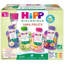 HiPP - Gourdes Multipack 6 mois 8x90g