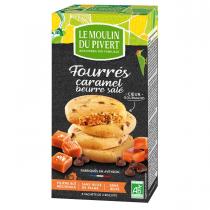 Le Moulin du Pivert - Cookies Fourrés Caramel Beurre Salé 175g