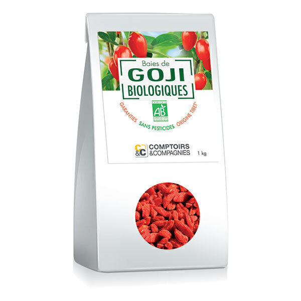Comptoirs et Compagnies - Baies de Goji Bio origine Tibet - Sachet 1kg Comptoirs et Compagnies - Baies de Goji Bio origine Tibet - Sachet 1kg