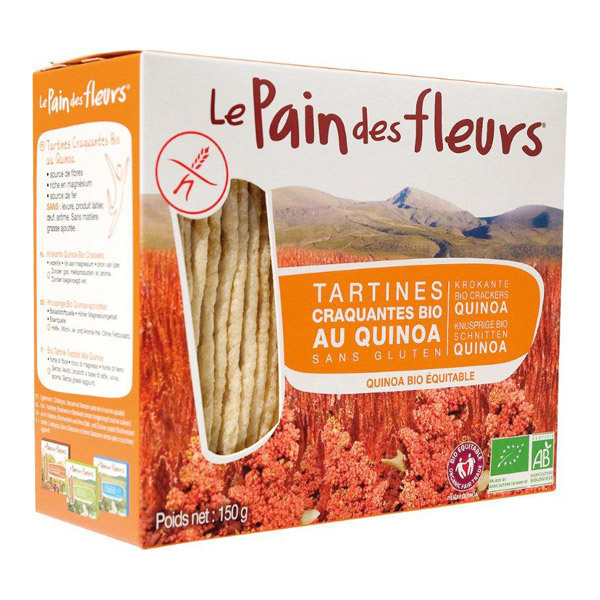 Le pain des fleurs - Tartines craquantes au quinoa 150g