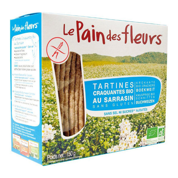 Le pain des fleurs - Tartine sarrasin sans sel ni sucres 150g