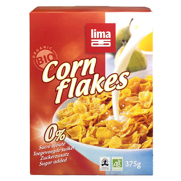 Cornflakes 375g Lima | Shop online at Greenweez.co.uk