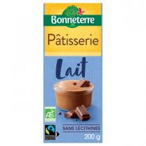 Bonneterre - Tablette chocolat Lait Patisserie 200gr