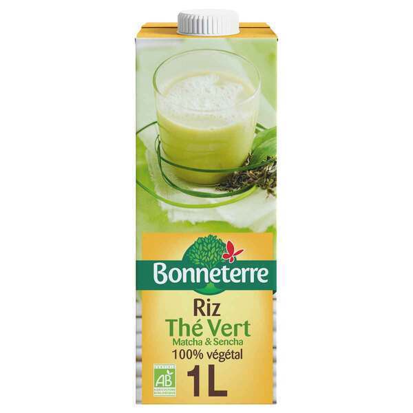 Bonneterre - Boisson Riz thé vert 1L