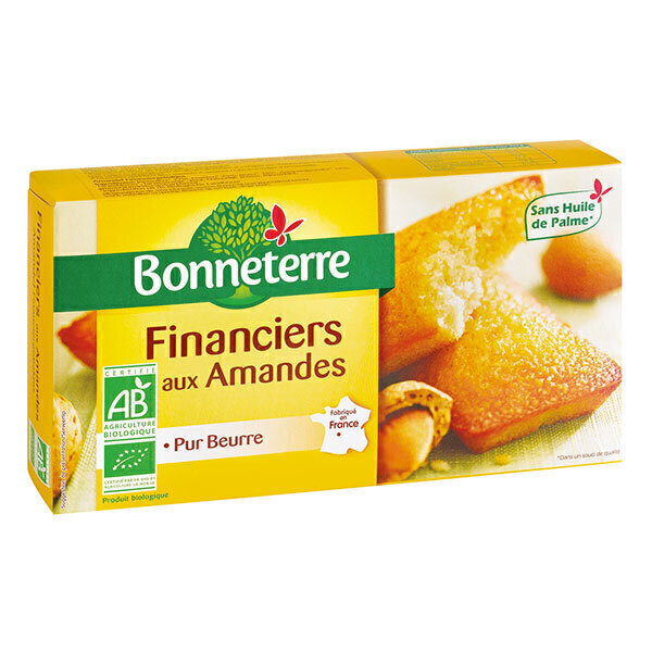 Bonneterre - Financiers aux amandes pur beurre 150g