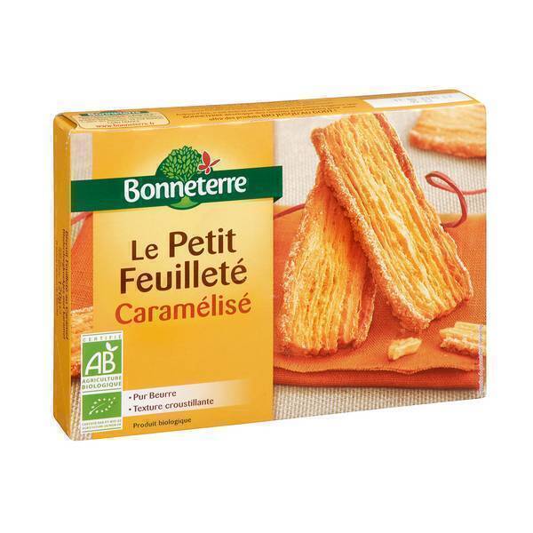 Bonneterre - Le Petit Feuilleté Caramelise pur beurre 120g