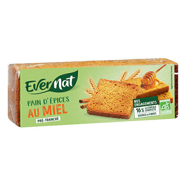 Evernat - Pain D'épices au miel 300g