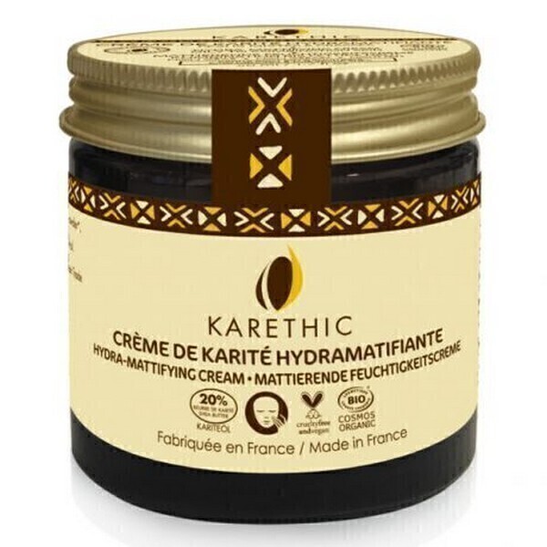 Karethic - Crème hydramatifiante Camomille-karité-poudre de riz 50ml